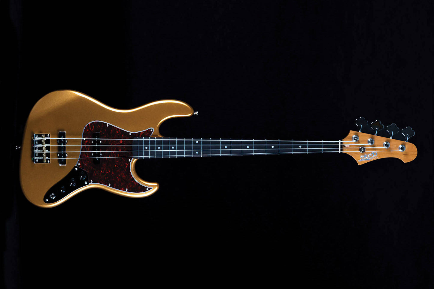 Jet Guitars - JJB-300 Gold Rosewood Electric Bass