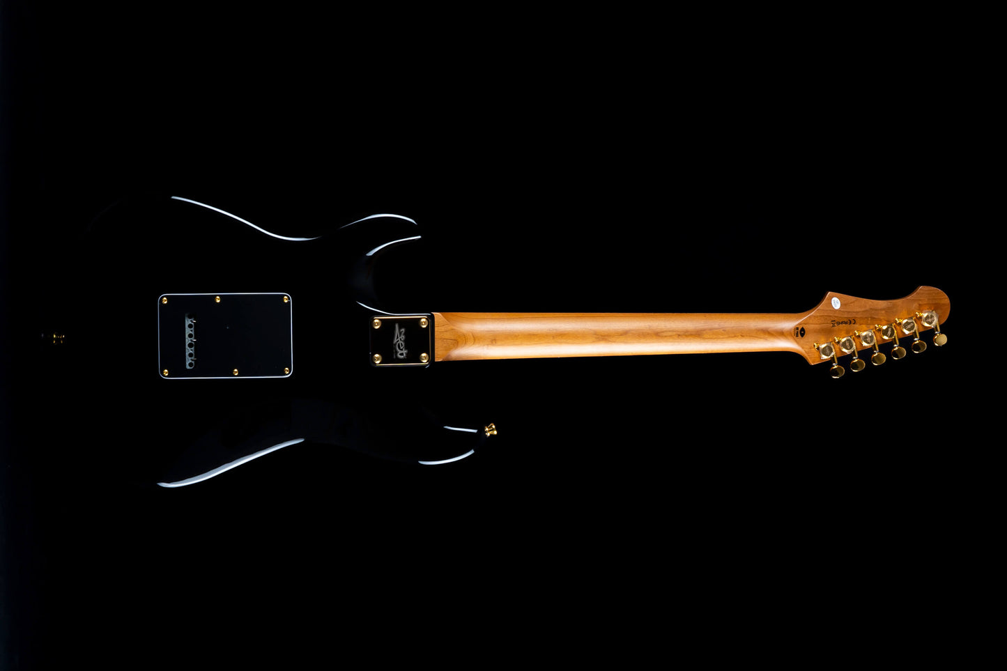 Jet Guitars - JS-380 Black and Gold Electric Guitar