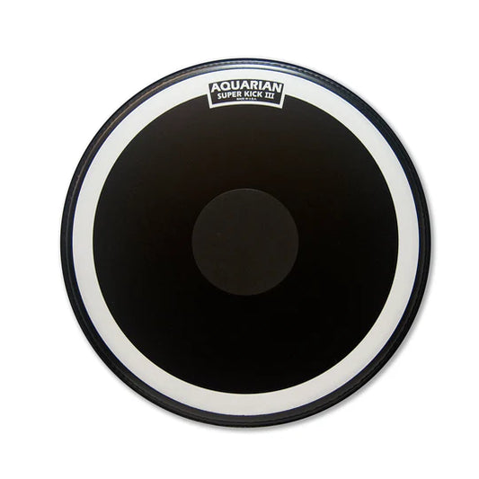 Aquarian Drumheads - Super Kick III Texture Coated With Power Dot-Black