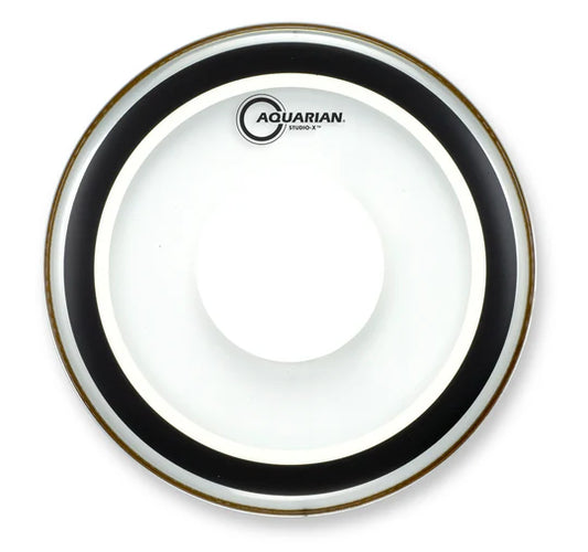 Aquarian Drumheads - Studio-X Clear With Power Dot